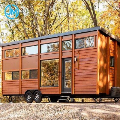 Amazing 28.5ft Custom Tiny Home With Shark Fin Stabilizer